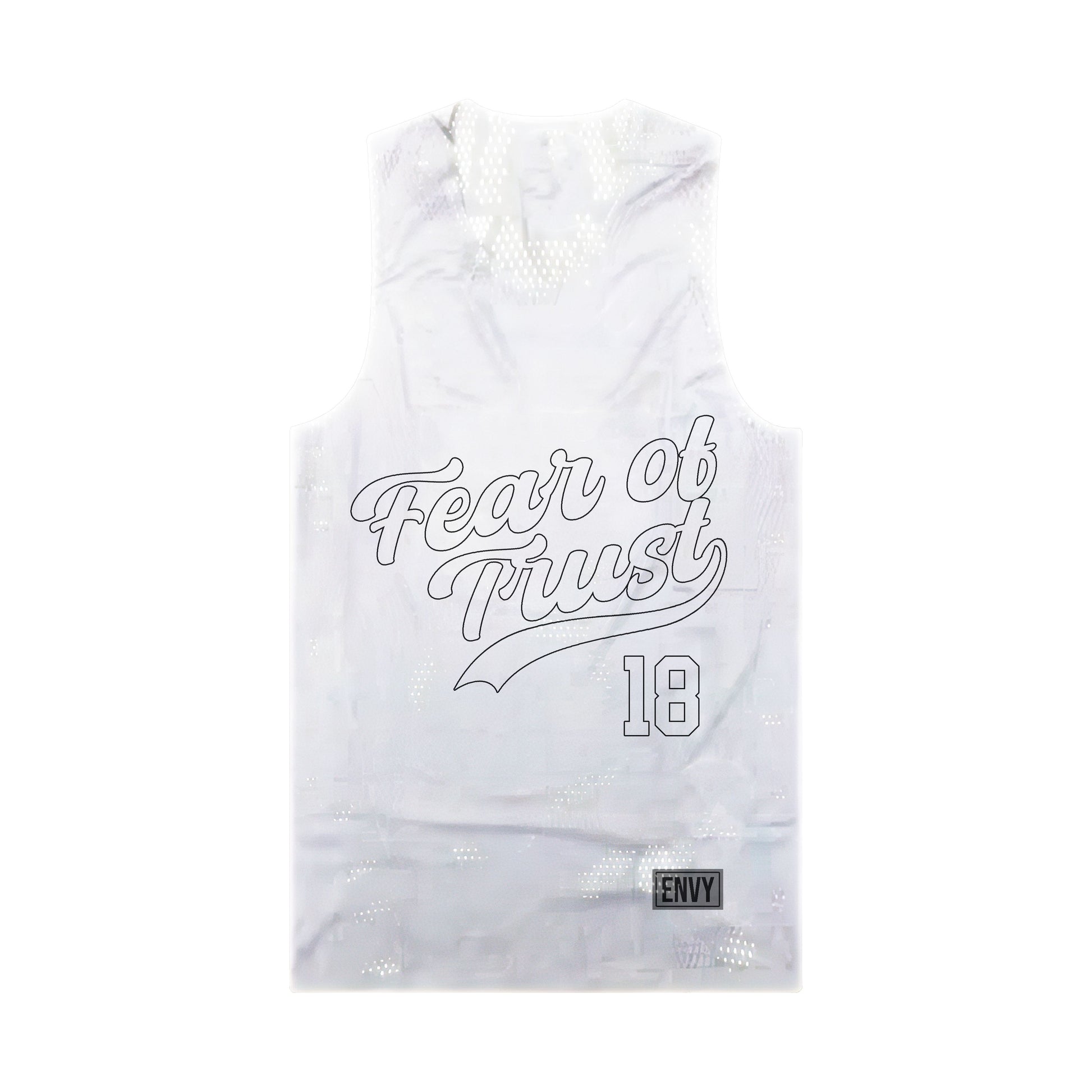 ENVY Trust Issues Mesh Tank - White